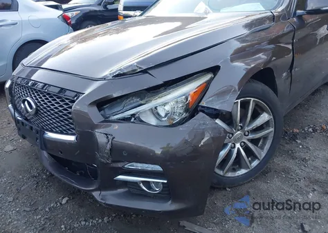 2017 Infiniti Q50 3.0T Premium z USA, uszkodzony, nr VIN JN1EV7AR6HM833788